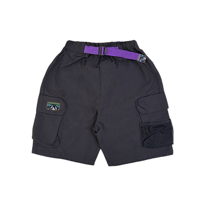 Children's Mountain Outdoor Clothing Summer Sleeveless Boy Loose Sports Children's T-shirt