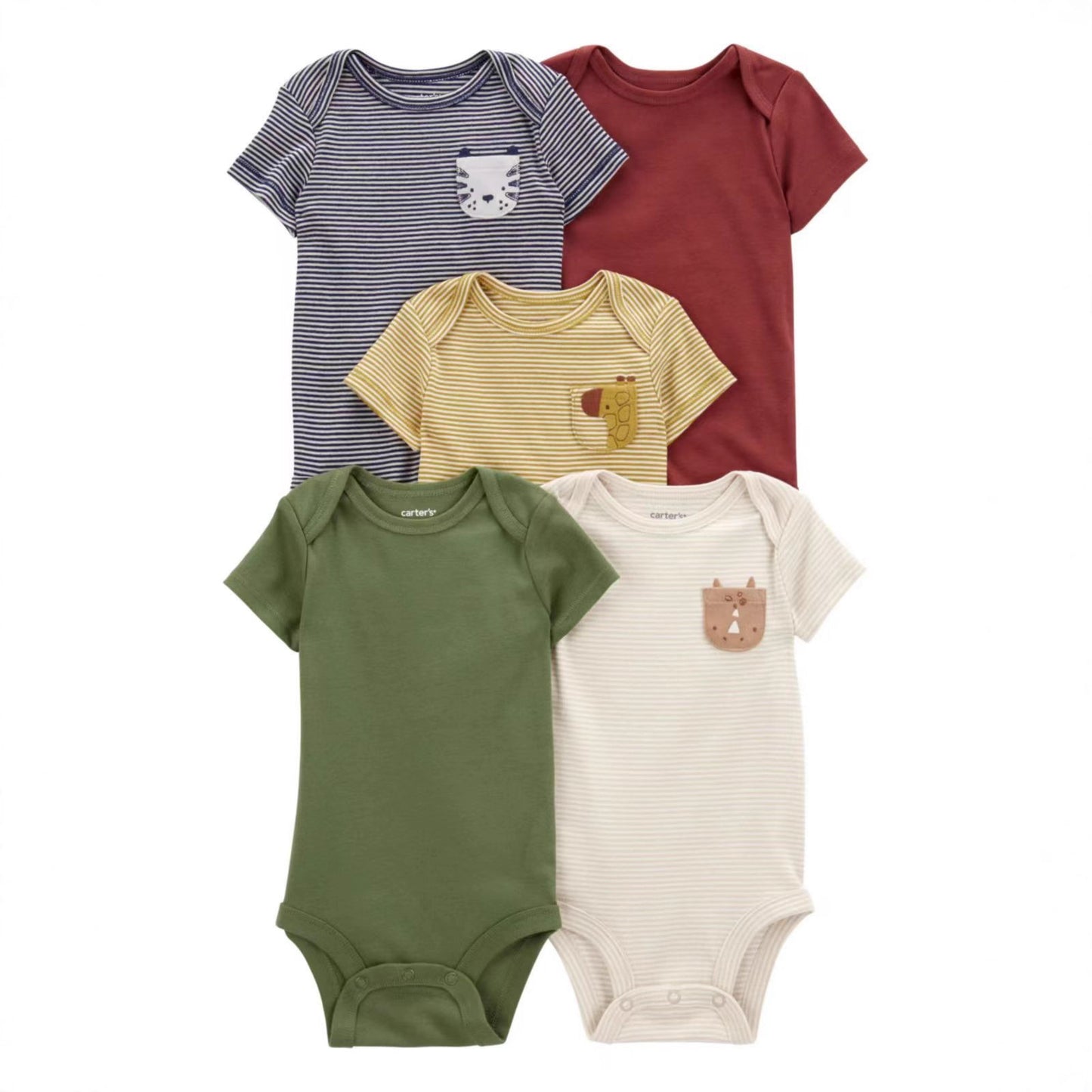 Children's Sleeves For Infants Triangle Rompers Romper Five Pieces Jumpsuit, Climbing Suit