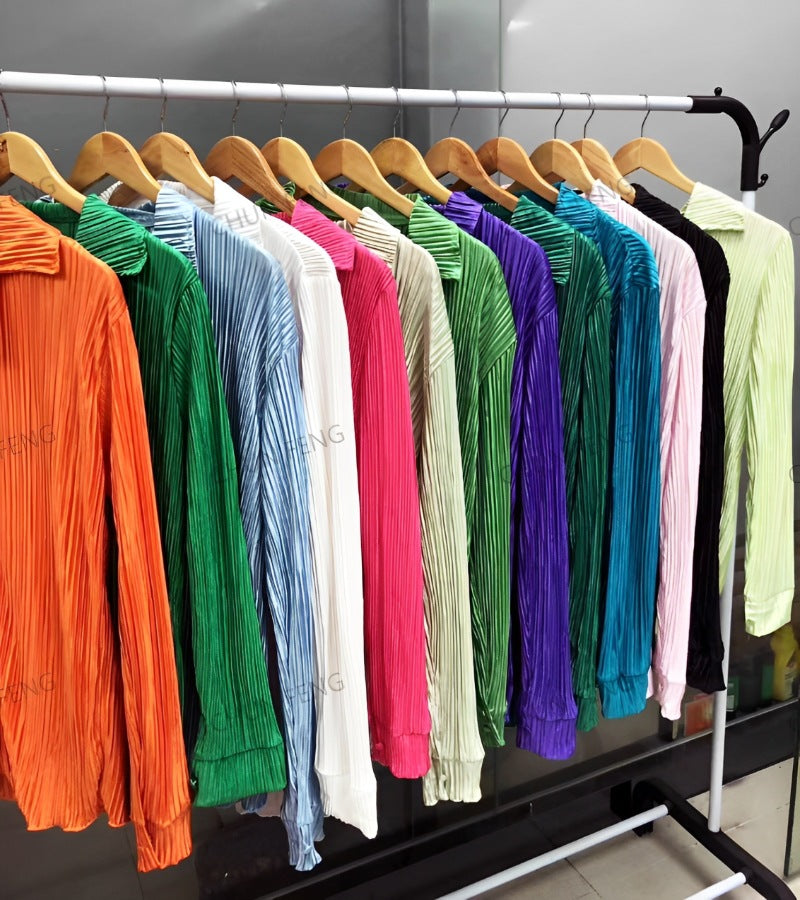 Glamorous Women's Sexy Pleated Loose Multicolor Fashion Casual Suit