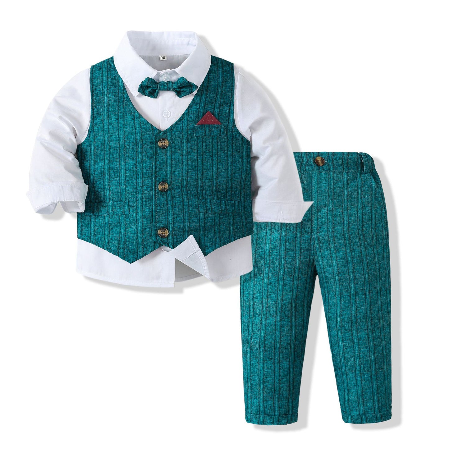 Children's Boy's Clothing Shirt Vest Pants Clothes Children's Suit