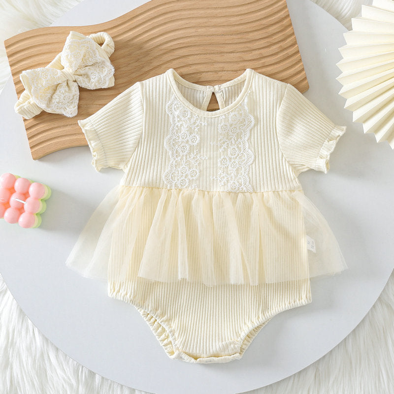 Style Half Sleeve Skirt Year Old Full Moon Born Jumpsuit, Climbing Suit