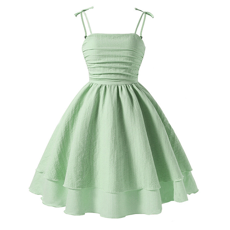Women's & Children's Older Clothing Strap Princess Children's Dress
