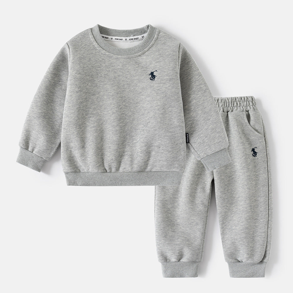 Children's Clothing Long-sleeved Sports Sweatshirt Two-piece Set Children's Suit