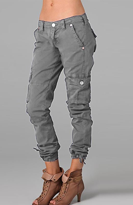 Trendy Casual Women's Tactical Sports Green Casual Pants