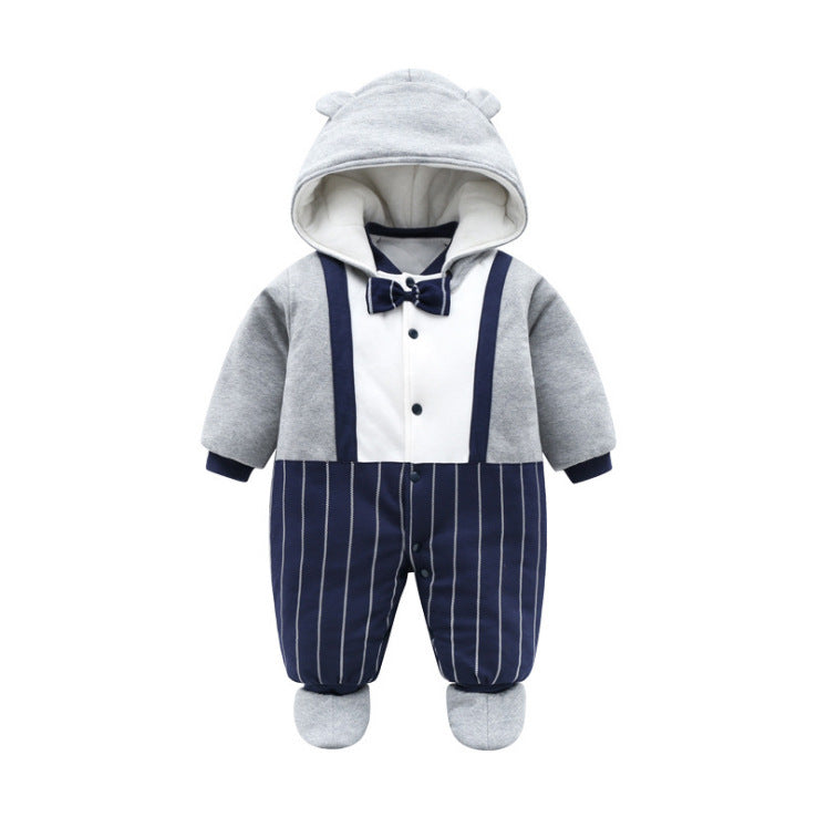 Born Winter Jacket Jumpsuit Thick Quilted Warm Going Out Jumpsuit, Climbing Suit