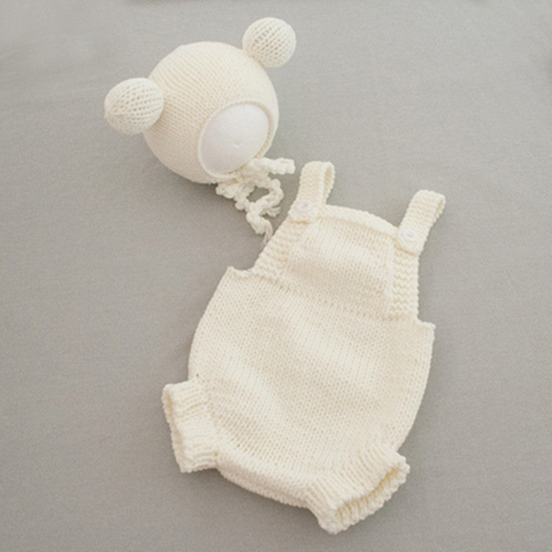 Month Old Days Studio Animal Theme Wool Jumpsuit, Climbing Suit