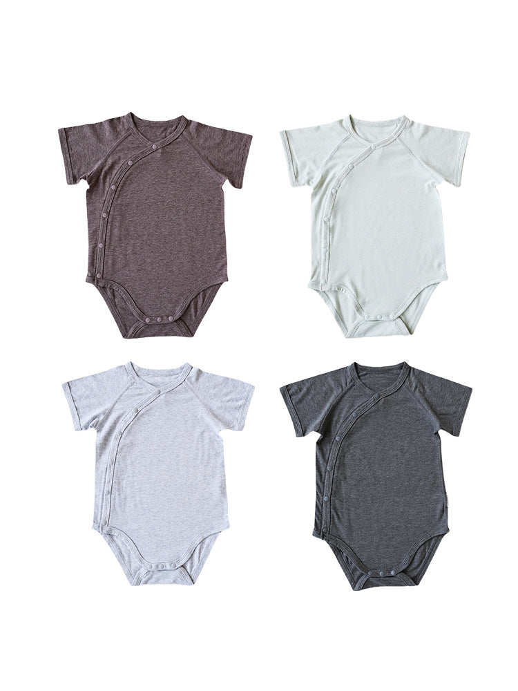 Belly Protection Clothes Unisex Short Sleeve Triangle Jumpsuit, Climbing Suit