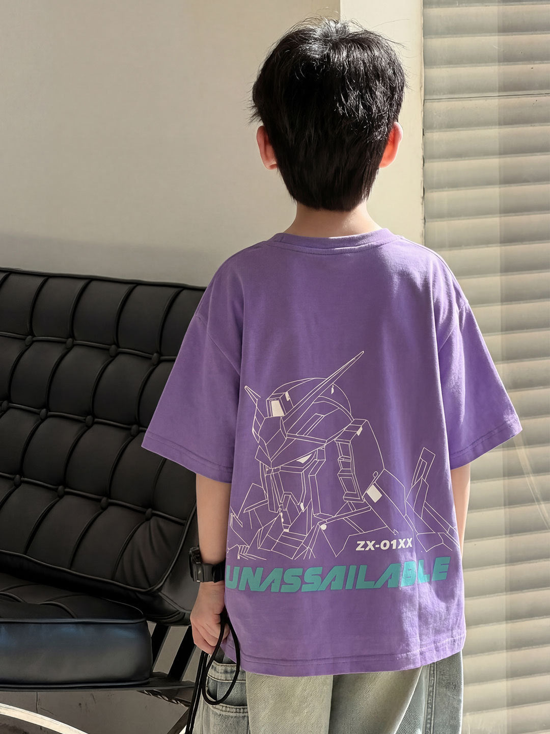 Boy's Short-sleeved Summer Top Fashionable Wear Half Sleeve Children's T-shirt