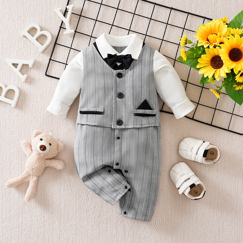 Jumpsuit Red Born Rompers Handsome Autumn Jumpsuit, Climbing Suit