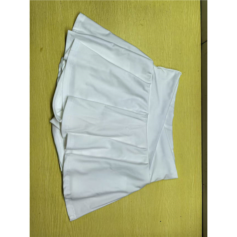 Women's Sports Summer Yoga Fake Two-piece Badminton Tennis Skirts