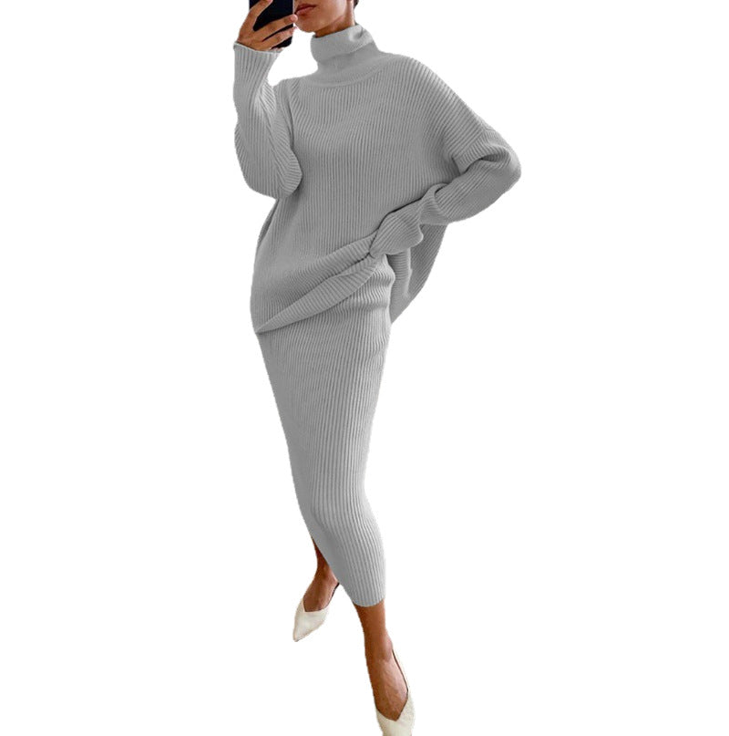 Slouchy Women's Wear Turtleneck Loose Design Suits