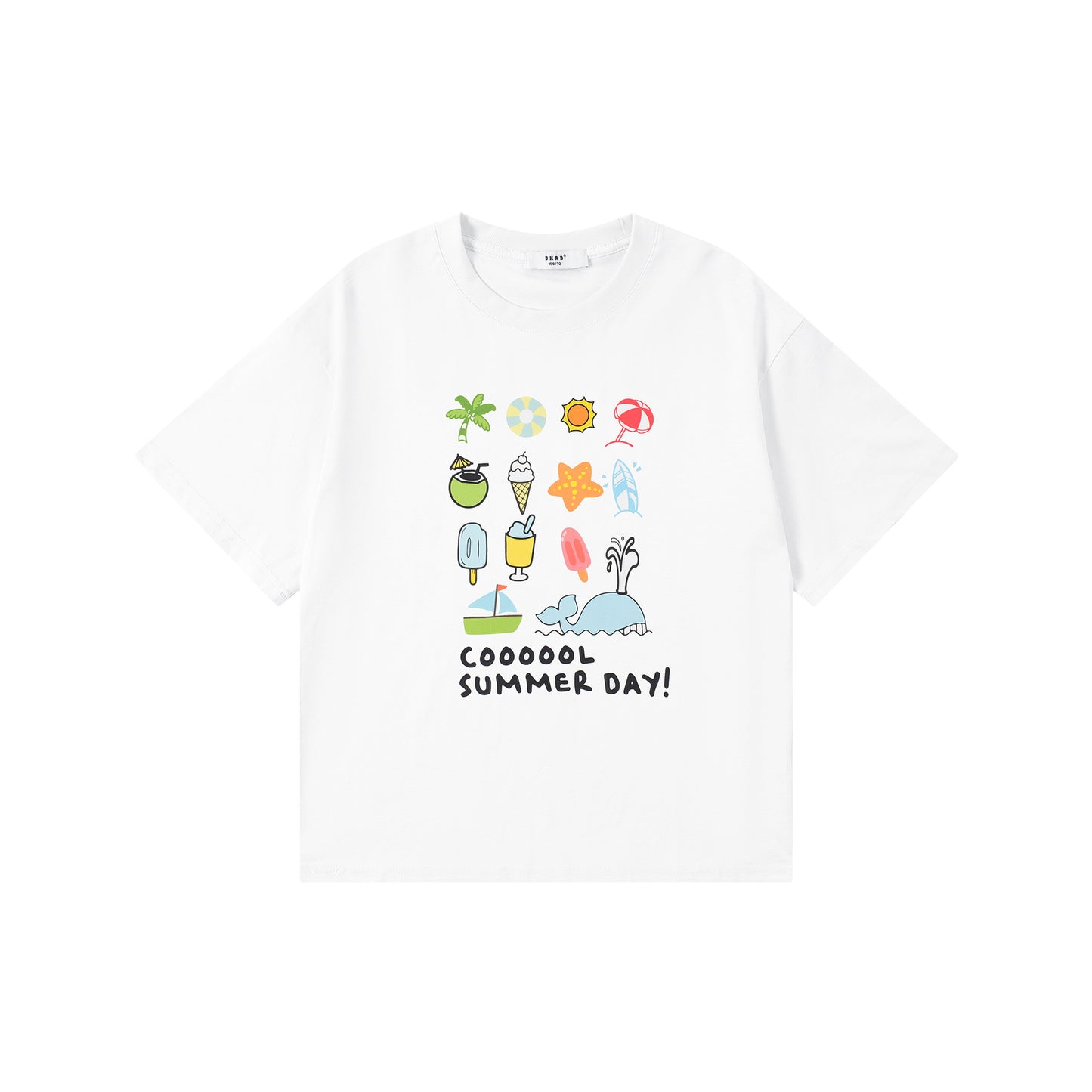 Children's Camping Style Boys Casual Short Sleeve Clothes Children's T-shirt
