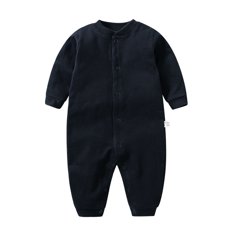 Born Infant Pair Of Buckles Split Jumpsuit Snap Button Clothes Jumpsuit, Climbing Suit