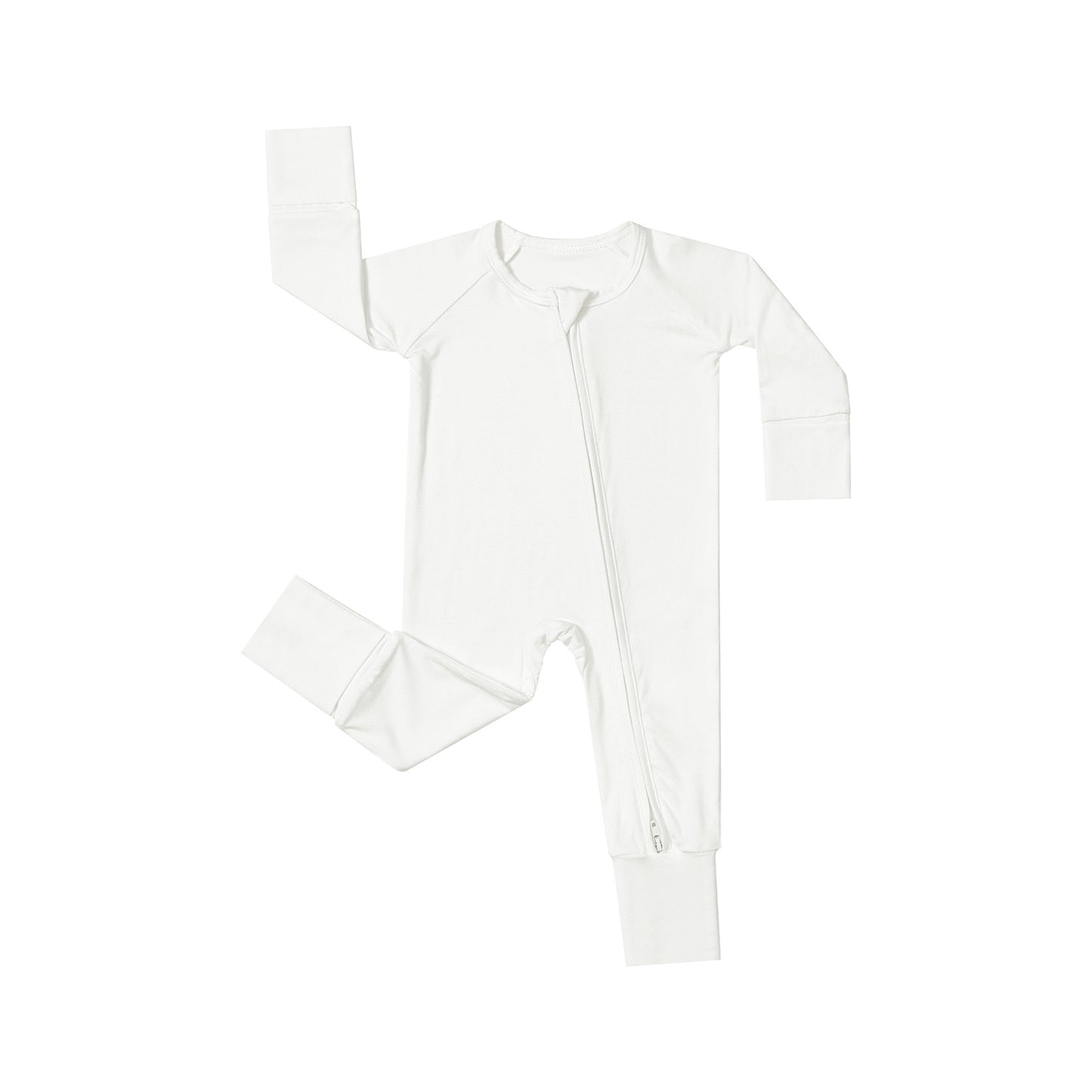 Bamboo Fiber Jumpsuits Romper Candy Color Long Sleeve Double Zipper Jumpsuit, Climbing Suit
