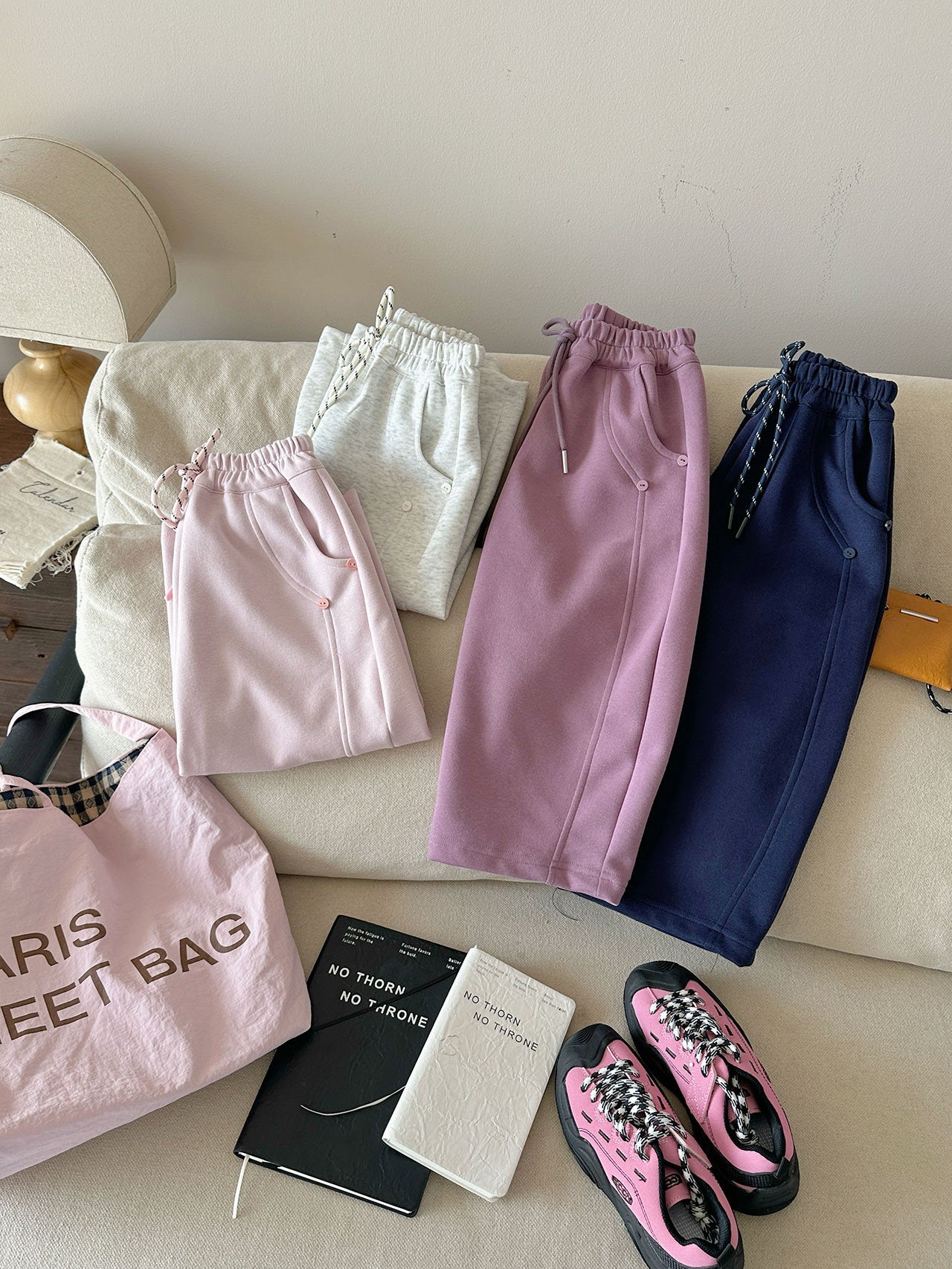 Children's Xie Clothing Autumn Straight Ankle Tied Casual Matchet Children's Pants