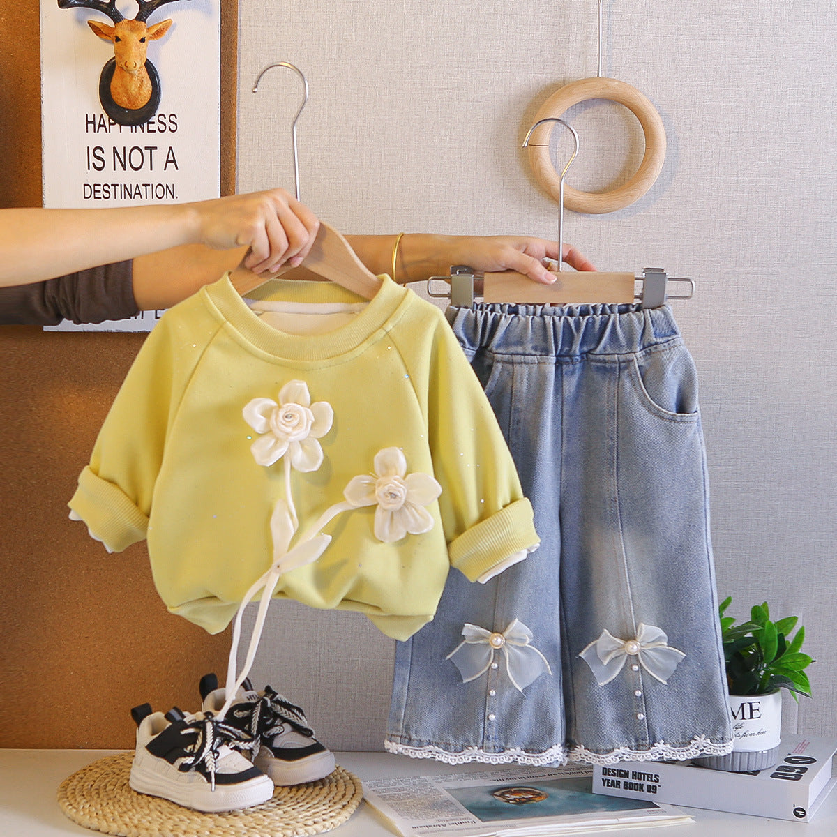 Children's Clothing Outfits Handsome Fashion Spring Clothes Little Sweatshirt Children's Suit