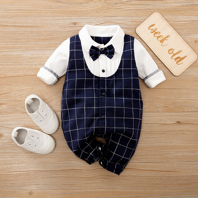 Jumpsuit Red Born Rompers Handsome Autumn Jumpsuit, Climbing Suit