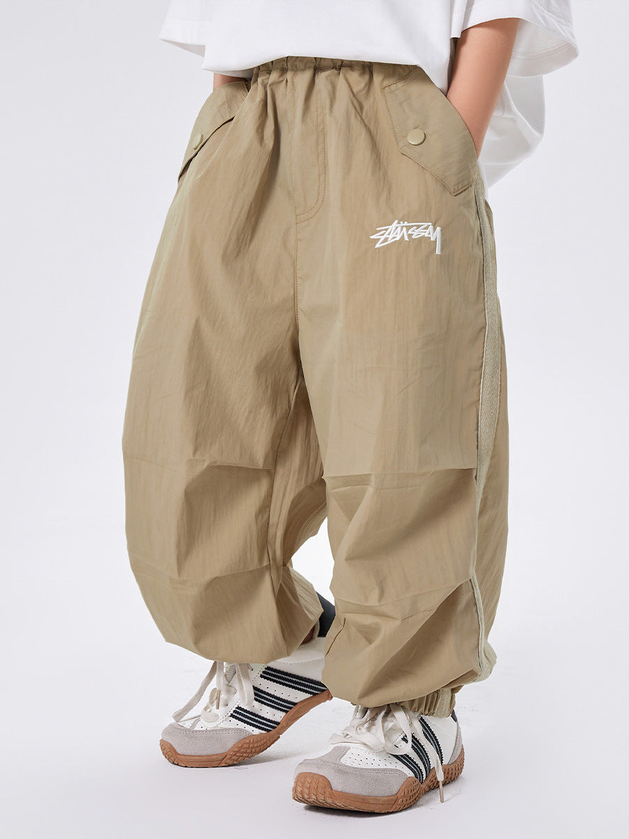 Children's Anti Mosquito Medium Large Casual Trousers Loose Thin Ankle Banded Children's Pants