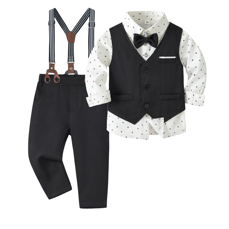Children's Boy's Clothing Shirt Vest Pants Clothes Children's Suit