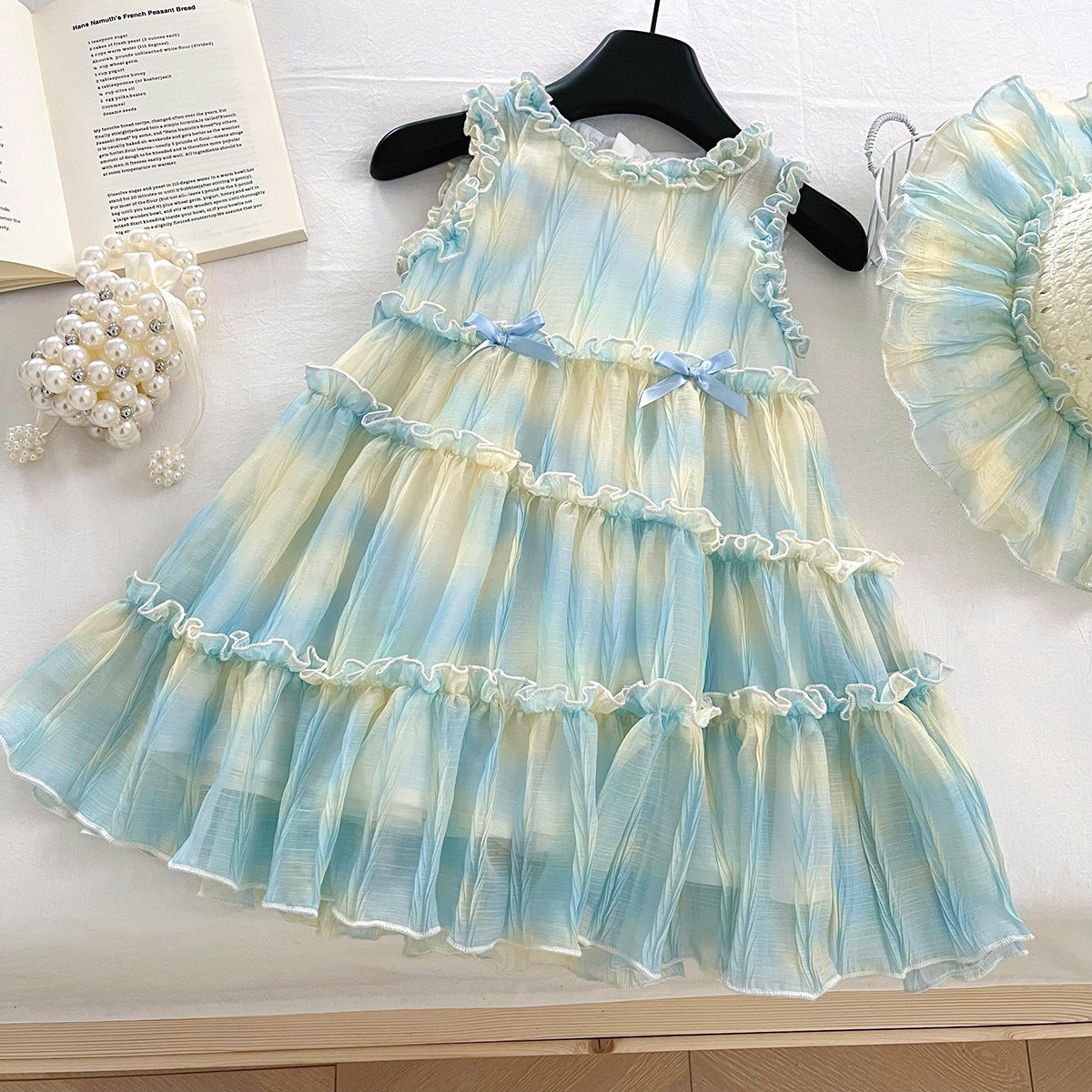 Summer Western Style Princess Fashionable Chiffon Children's Dress