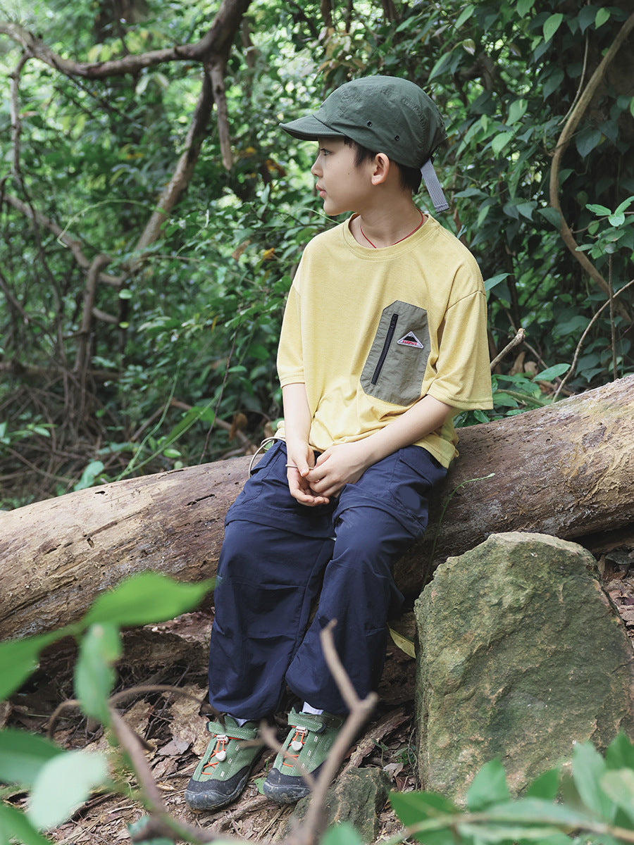 Children's Summer Mountain Outdoor Short-sleeved Breathable Top Children's T-shirt