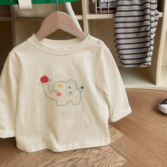Children's Long-sleeved Clothing Autumn Toddler Top Tide Children's T-shirt