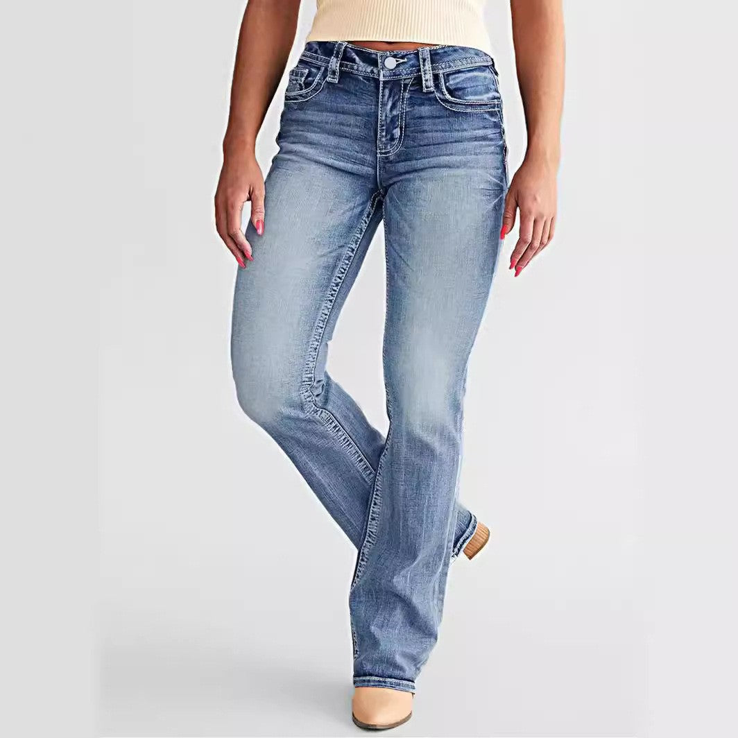 New Fashionable Stretch Slim Skinny Casual Women's Jeans