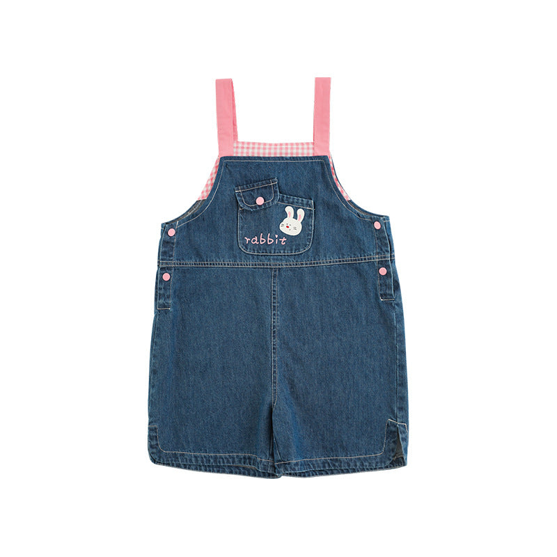 Children's Farm Mania Series Summer Yarn-dyed Plaid Children's Suit
