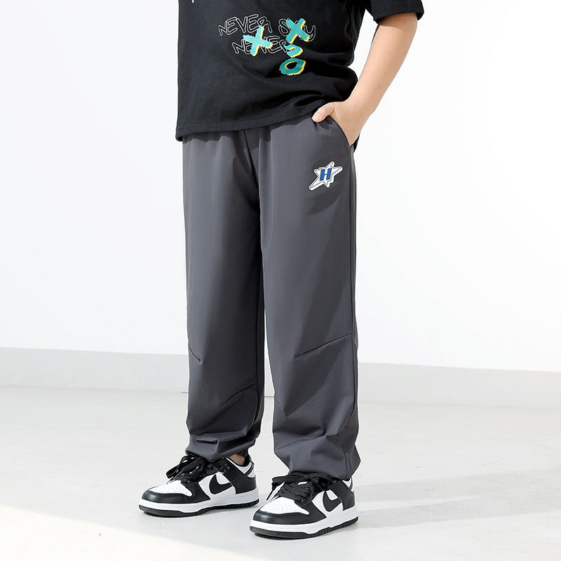 Children's Korean Style Outdoor Trousers Big Breathable Children's Pants