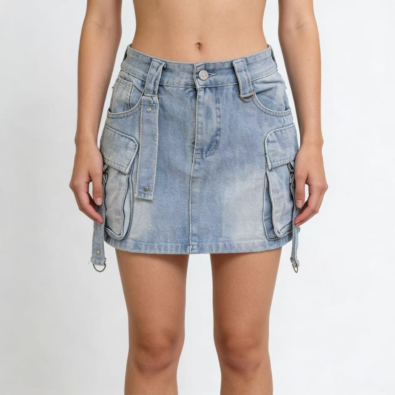 Women's Summer Korean Style Large With Pocket Casual Skirts