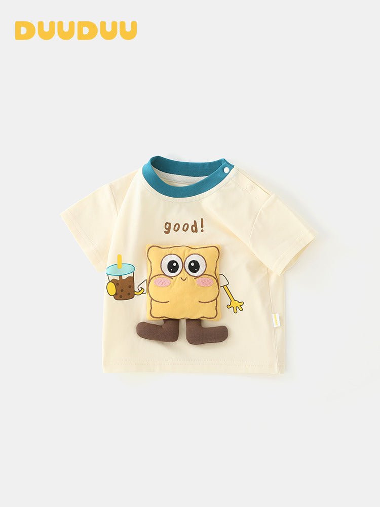 Children's Summer Thin Top Korean Style Boys Clothes Children's T-shirt