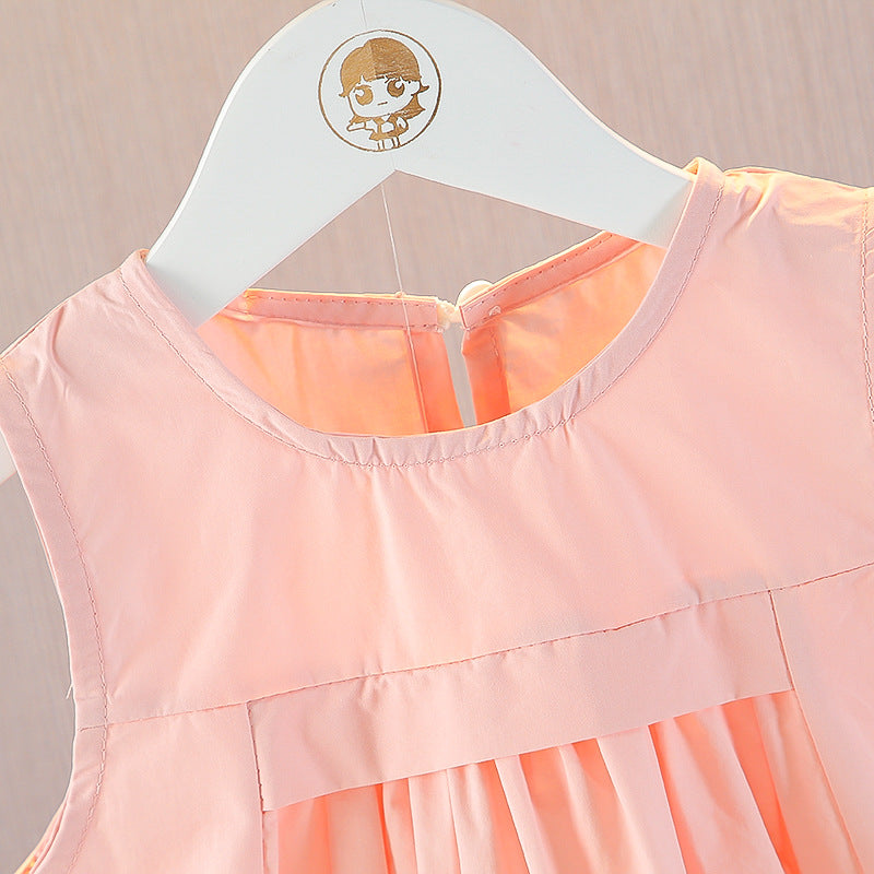 Children's Summer Fashionable Clothing Vest Sleeveless Princess Children's Dress