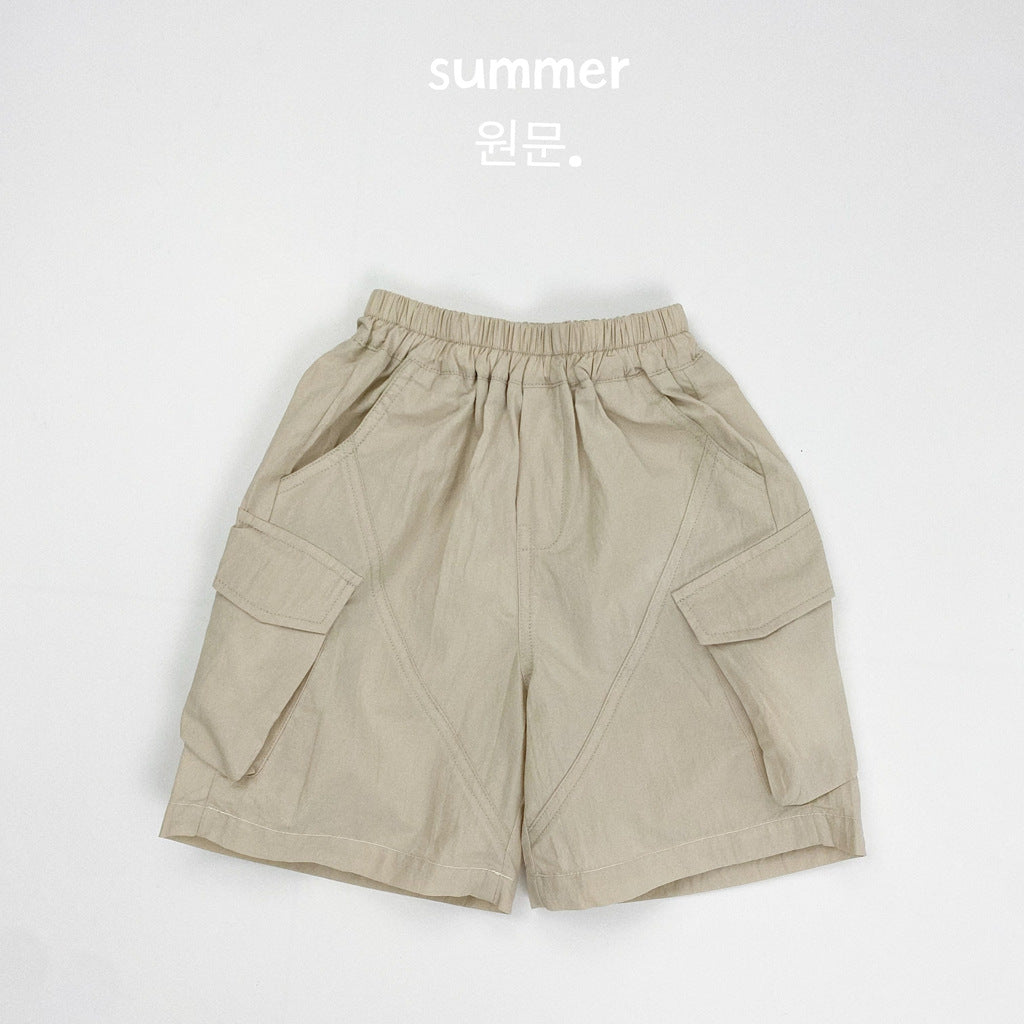 Children's Shorts Summer Thin Cotton Middle Boys Children's Pants