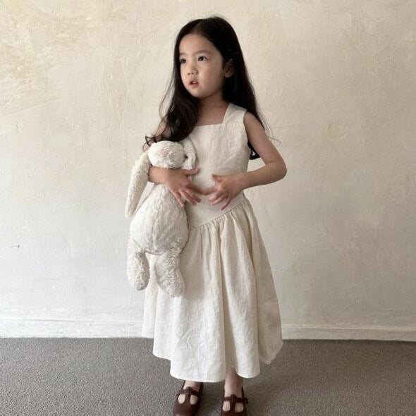 Children's Summer Mori Suspenders Vest Skirt Two-piece Children's Suit