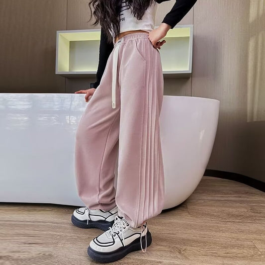 Children's Casual Trousers Outer Wear Spring Clothes Children's Pants