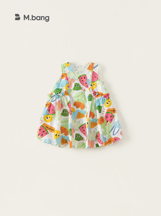 Children's Clothing Sundress Summer Fashionable Cartoon Printed Children's Dress
