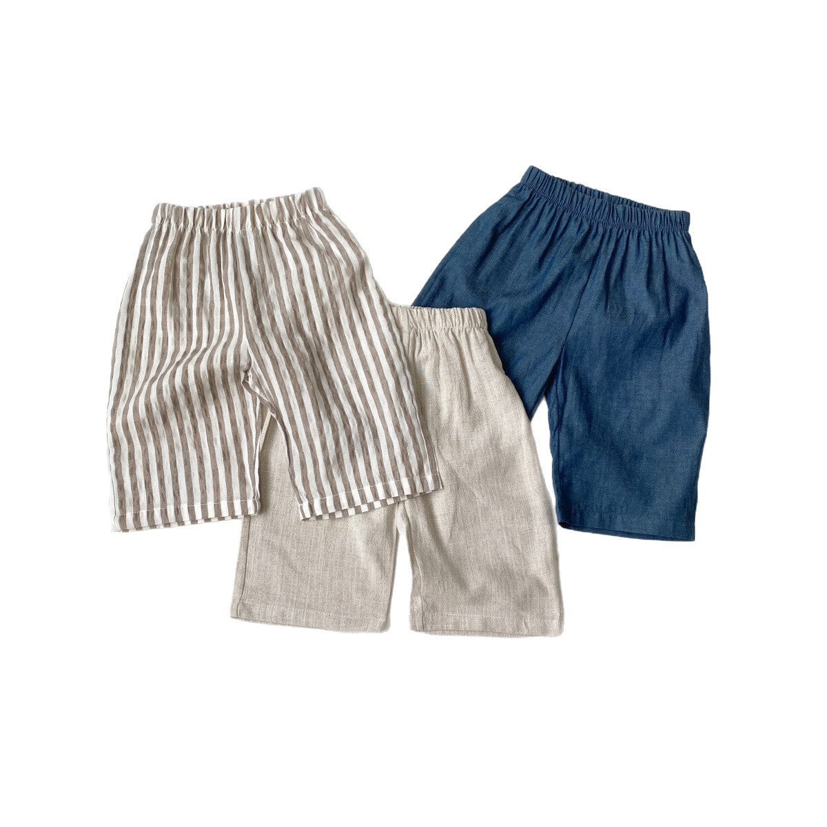 Children's Summer Leisure Cropped Boys Lightweight Comfortable Casual Children's Pants