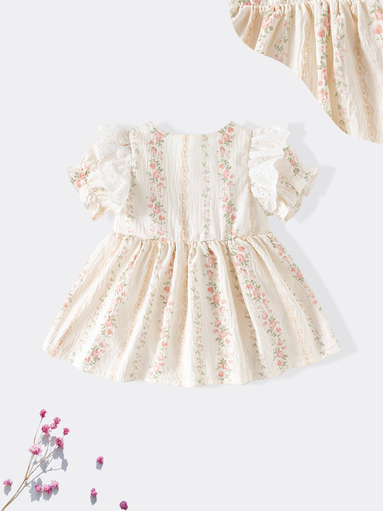 For Babies Summer Dress Fashionable Cute Sisters Outfit Rompers Jumpsuit, Climbing Suit