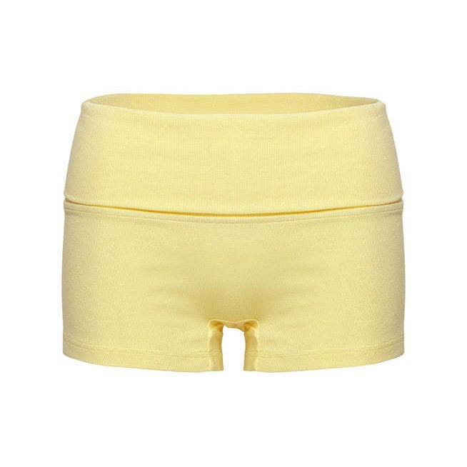 Summer Solid Color Slim Fit Cotton Hip Lifting Fashion Shorts