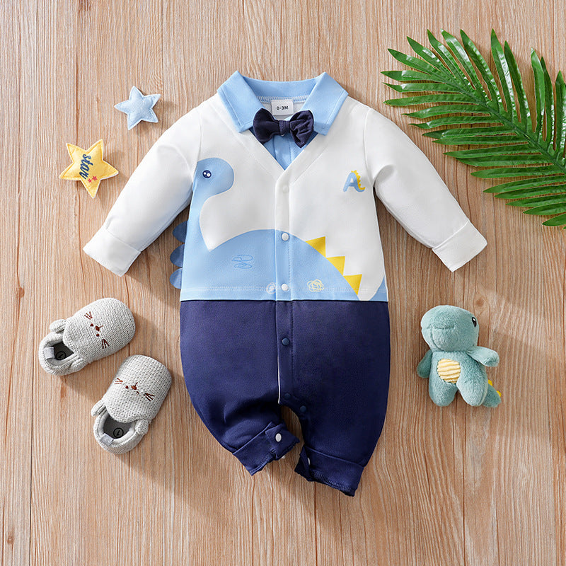 Jumpsuit Red Born Rompers Handsome Autumn Jumpsuit, Climbing Suit