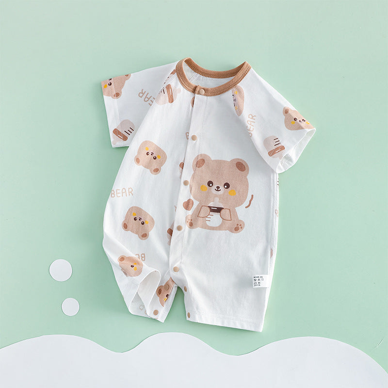 Jumpsuit Summer Boneless Rompers Split Breathable Air Conditioning Clothes Born Jumpsuit, Climbing Suit