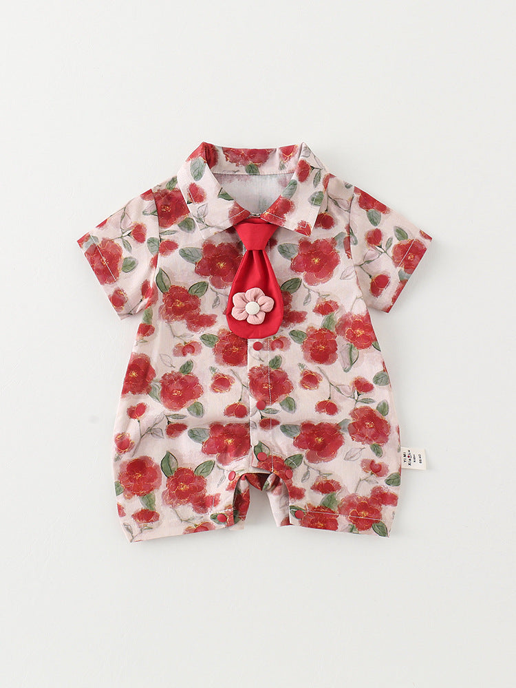 For Babies First Month Old Days Jumpsuit Cute Fashionable Romper Jumpsuit, Climbing Suit