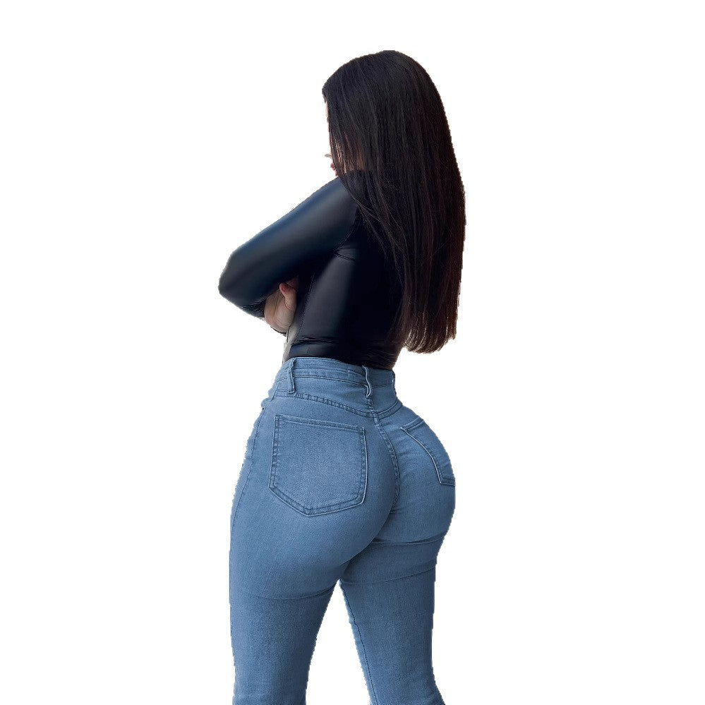 Women's Sexy Tight European Style Independent Jeans