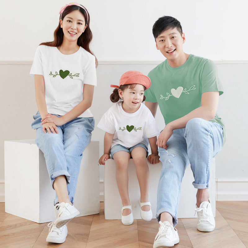 Three Summer Different Matching Fashionable Short Parent-child Outfit