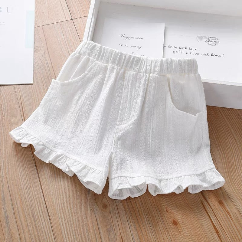 Children's Summer Clothing Loose Western Style Casual Solid Children's Pants