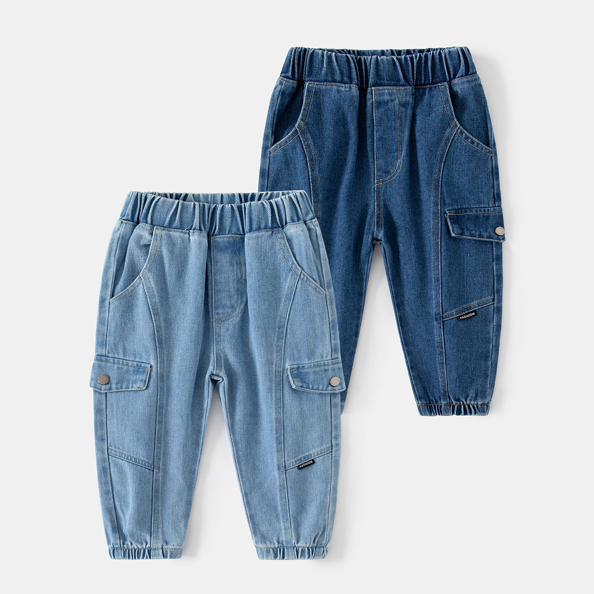 Jeans Trendy Fashion Western Style Handsome Cute Casual For Children's Pants