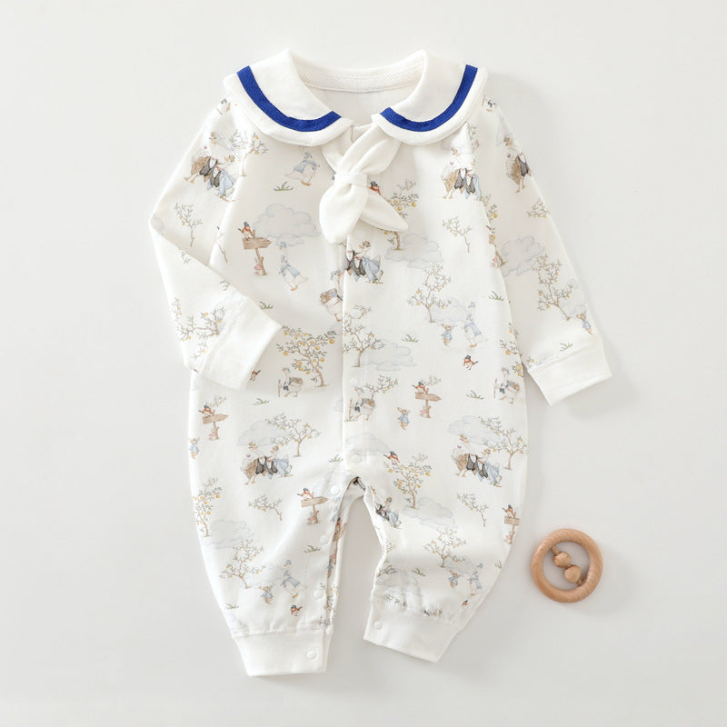 Children's Jumpsuit Seamless Cotton Class Born Clothes Jumpsuit, Climbing Suit