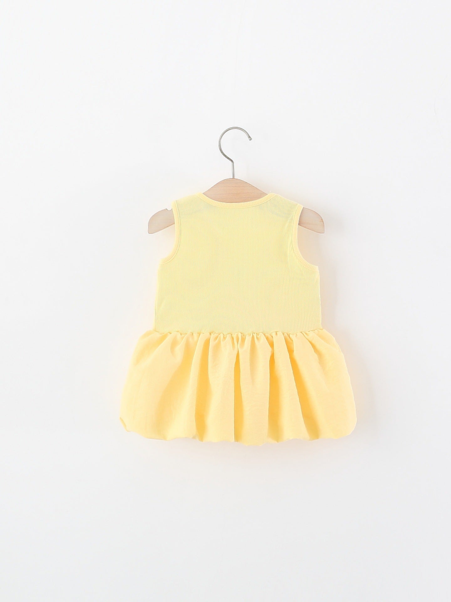 Children's Sleeveless One-piece Summer Sweet Solid Color Children's Dress