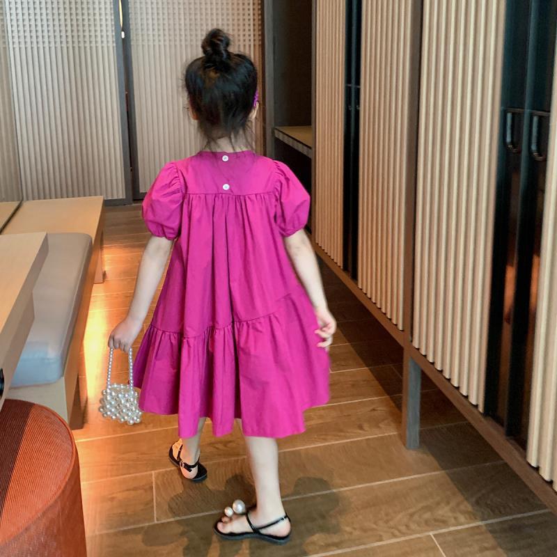 Children's Summer Western Style Cool Popular Korean Fashion Sweet Children's Dress