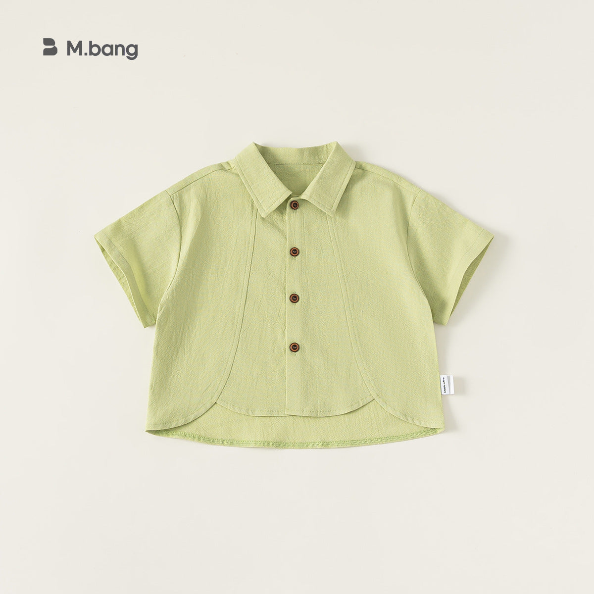 Children's Clothing Shirt Summer Simple Solid Color Irregular Tops Children's T-shirt